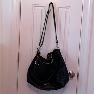Steve Madden Black Weekender Bag